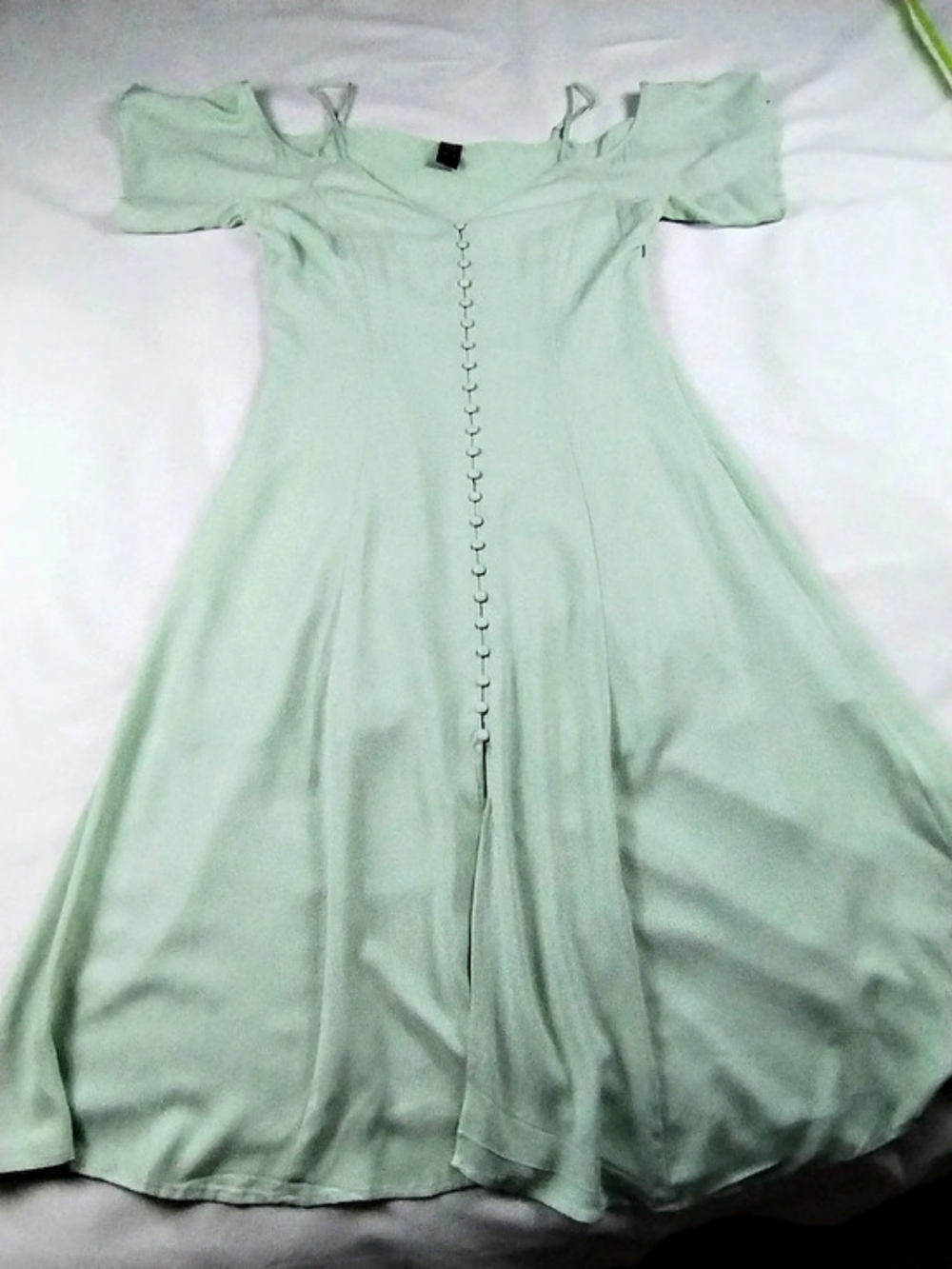 Cuidado con el Perro Sage Green Maxi Dress Size Medium